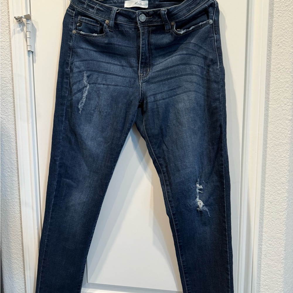 KanCan Dark Blue Ripped Skinny Jeans